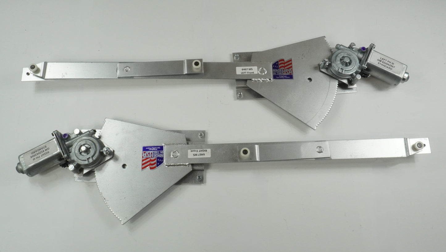 1964–1965 GM Mid-Size Hardtop – 2 Front Windows Complete Kit