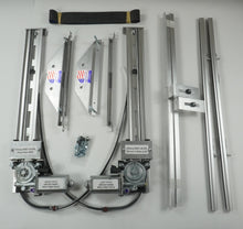 1955–1957 Chevy 2-Door Sedan – Vent Removed Complete Kit, Front Doors Only (5557-2CVR)