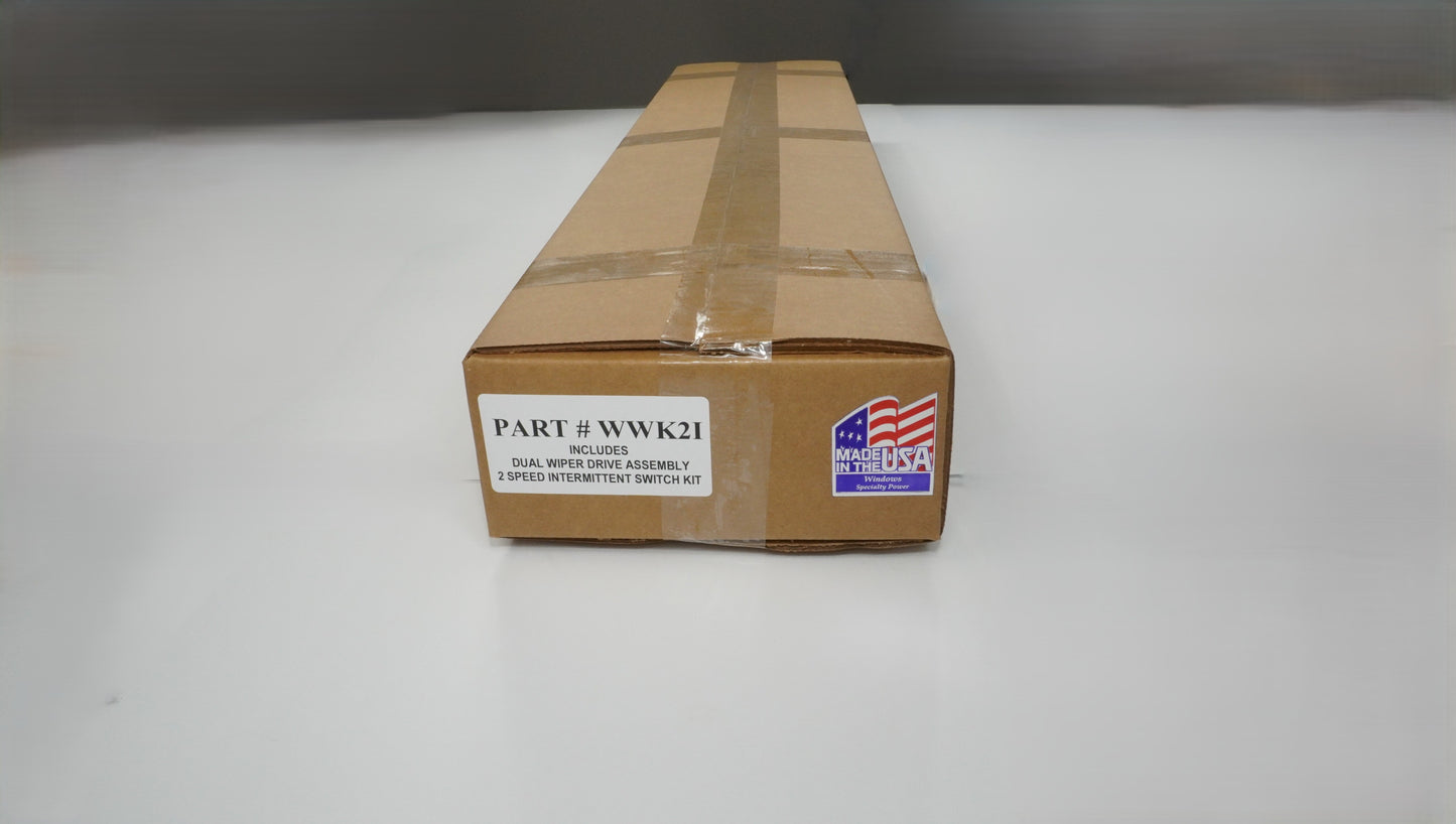 Standard Universal Wiper Drive Kit - 2 Speed w/ Intermittent Switch (WWK-2i)