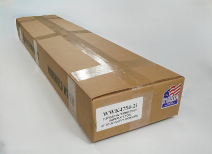 1947–1954 Chevy Pickup Wiper Kit – 2-Speed Intermittent Switch (WWK-4754-2i)